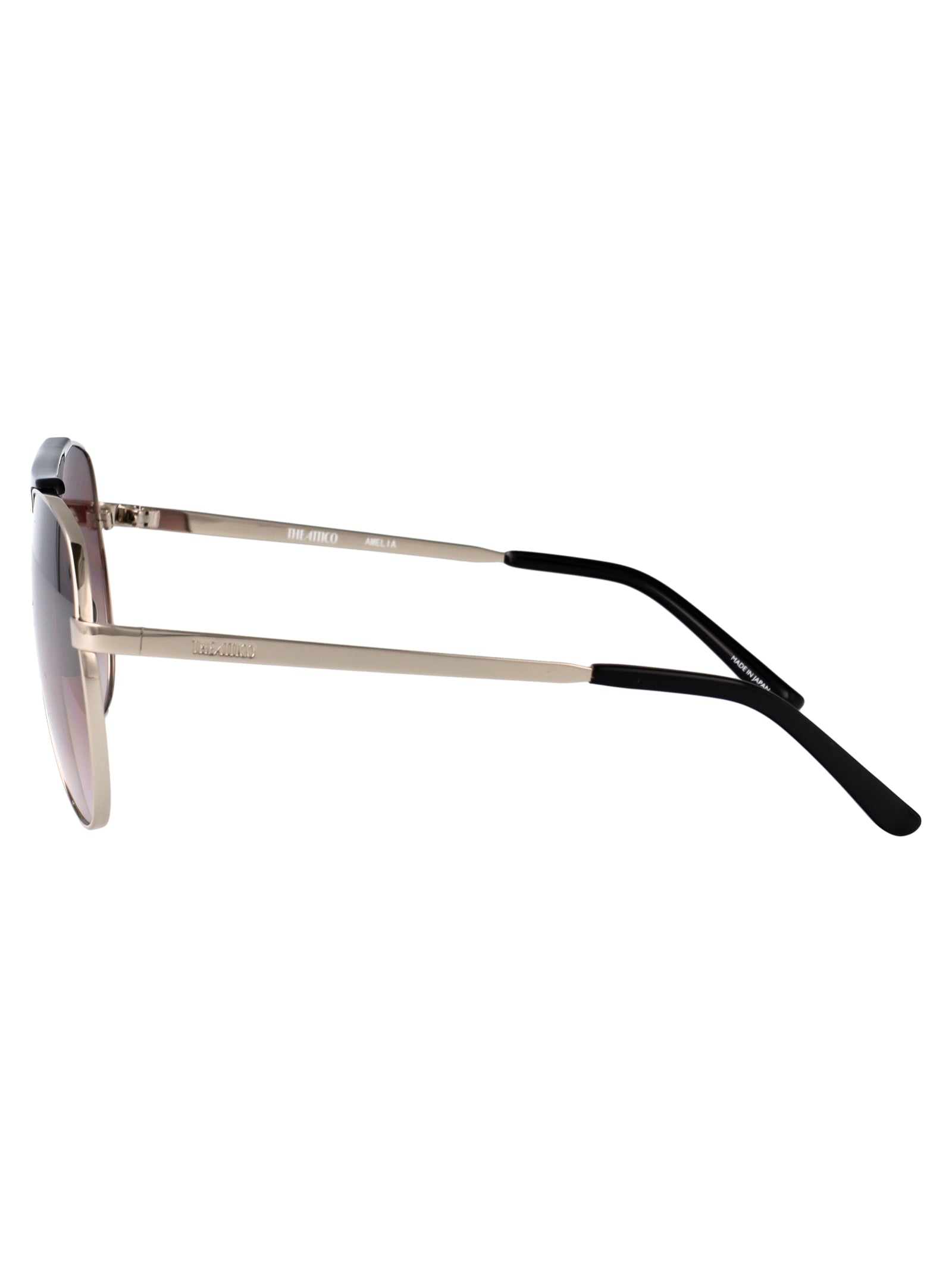 THE ATTICO Sleek Stainless Steel Sunglasses for Women - SS25 Collection - Banlieue91 -