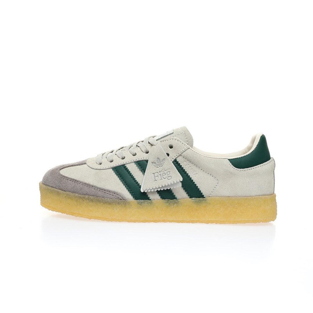 Adidas Originals Clarks 8th Street Samba By Ronnie Fieg Chalk 'White Green' - Banlieue91