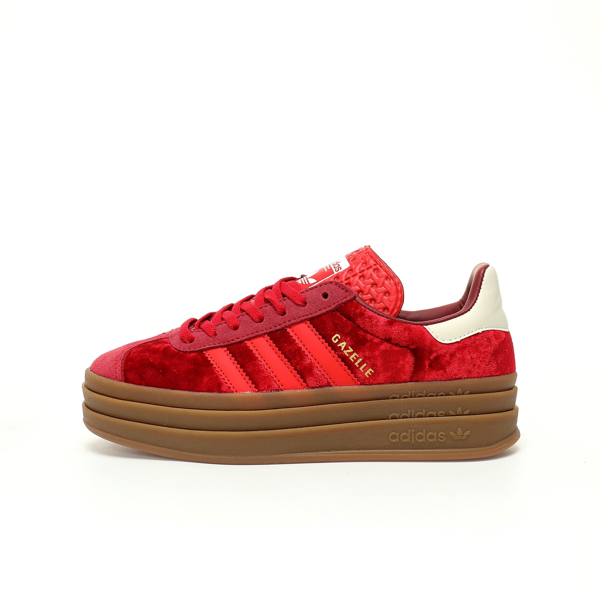 Adidas Originals Gazelle Bold 'Bright Red Velvet' - Banlieue91