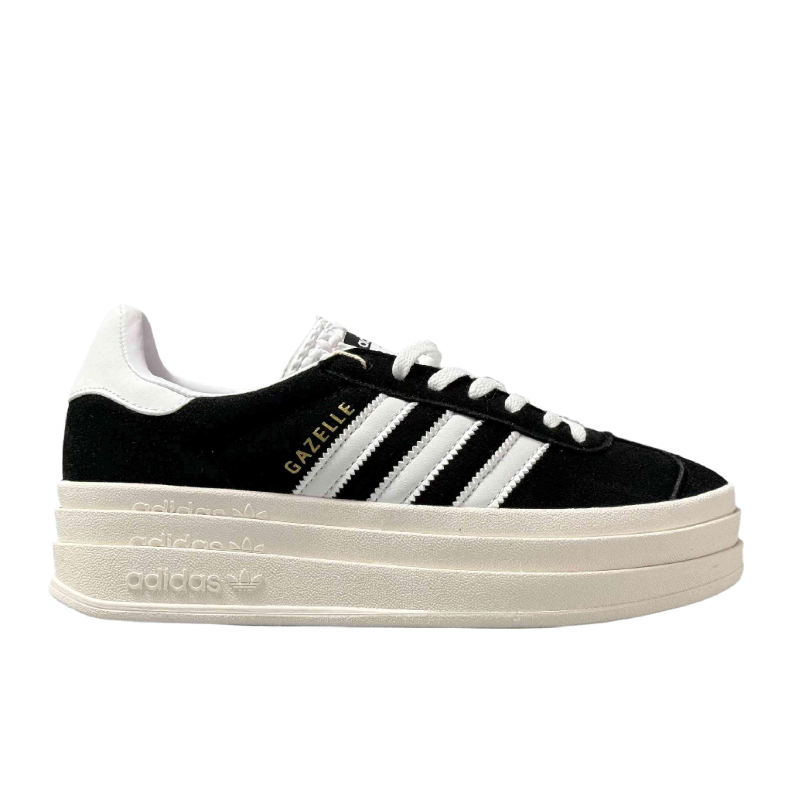 Adidas Originals Gazelle Bold 'Core Black White' - Banlieue91