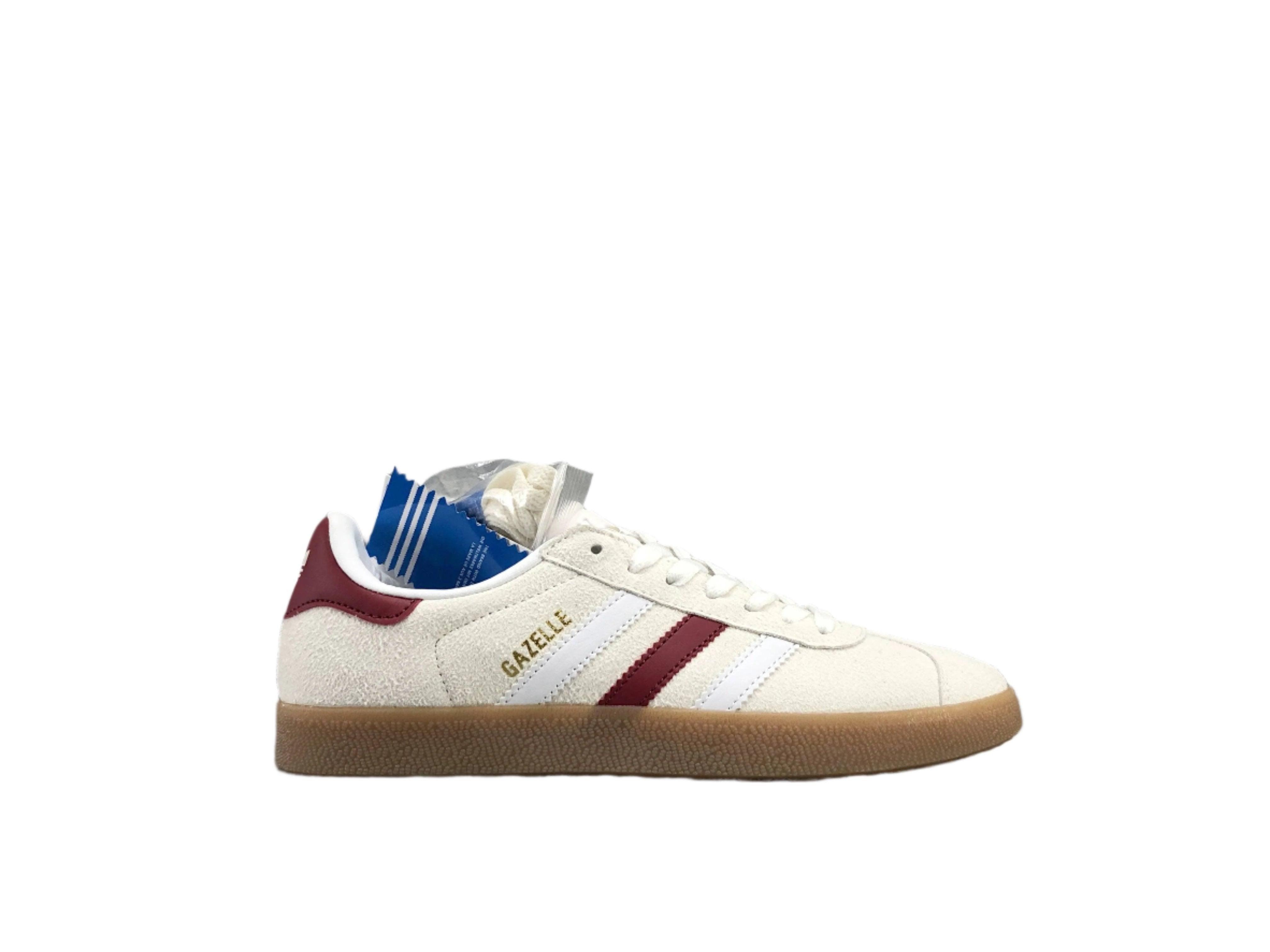 Adidas Originals Gazelle Indoor 'Aluminum Collegiate Burgundy' - Banlieue91