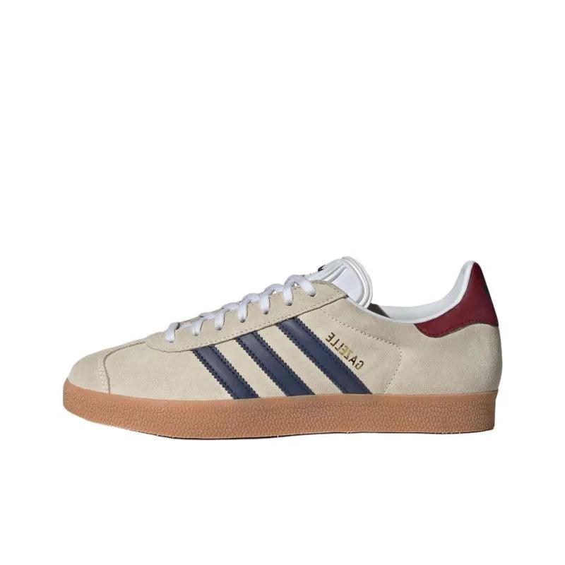 Adidas Originals Gazelle Indoor 'Beige Dark Blue Collegiate Burgundy' - Banlieue91