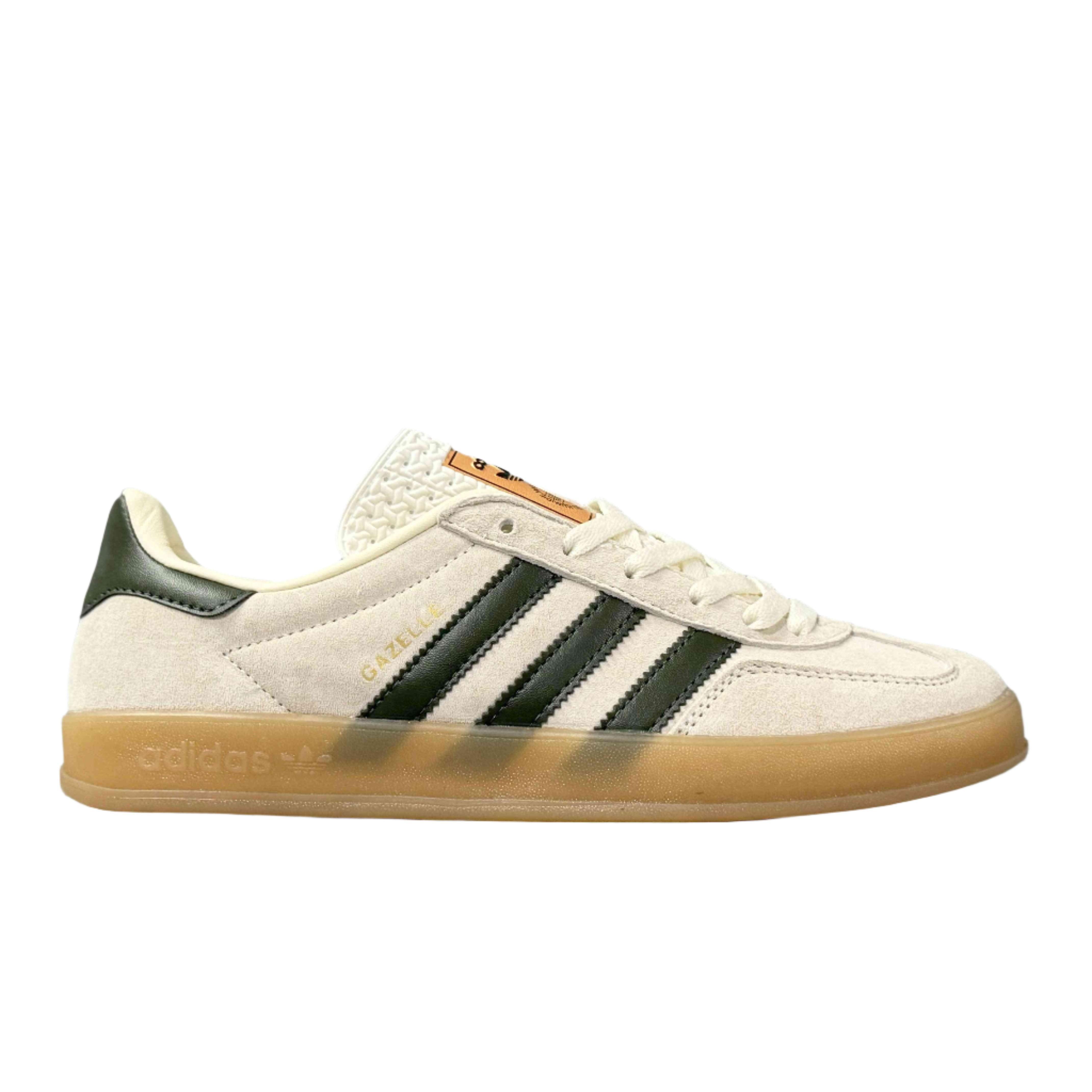 Adidas Originals Gazelle Indoor 'Cream White Collegiate Green Gum' - Banlieue91