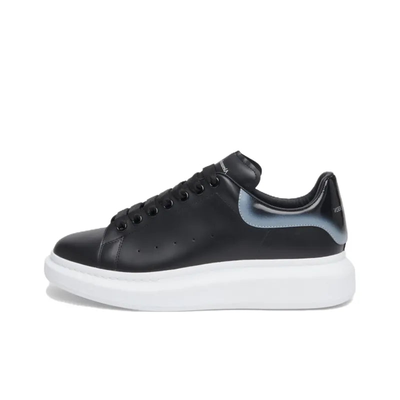 Alexander McQueen Larry Leather Sneakers 'Black White' - Banlieue91