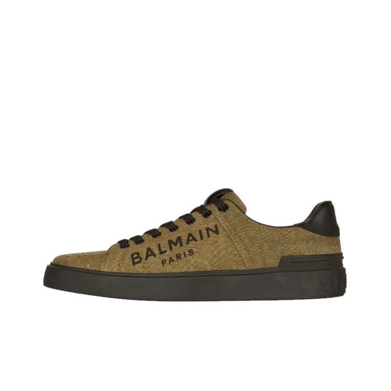 BALMAIN Logo-print B-Court Sneakers - Banlieue91