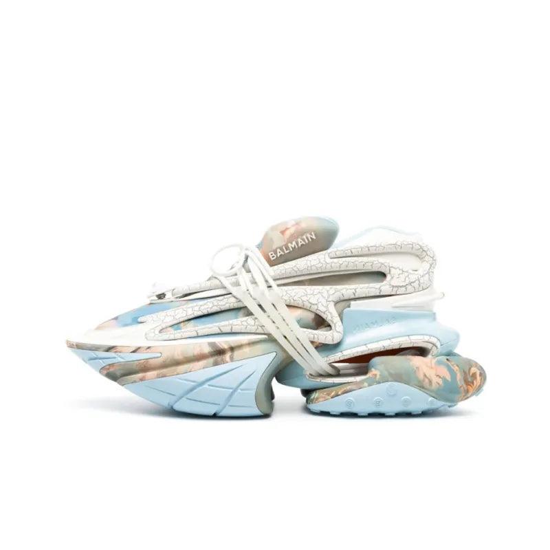 BALMAIN Unicorn Low 'Blue Sky Print' - Banlieue91