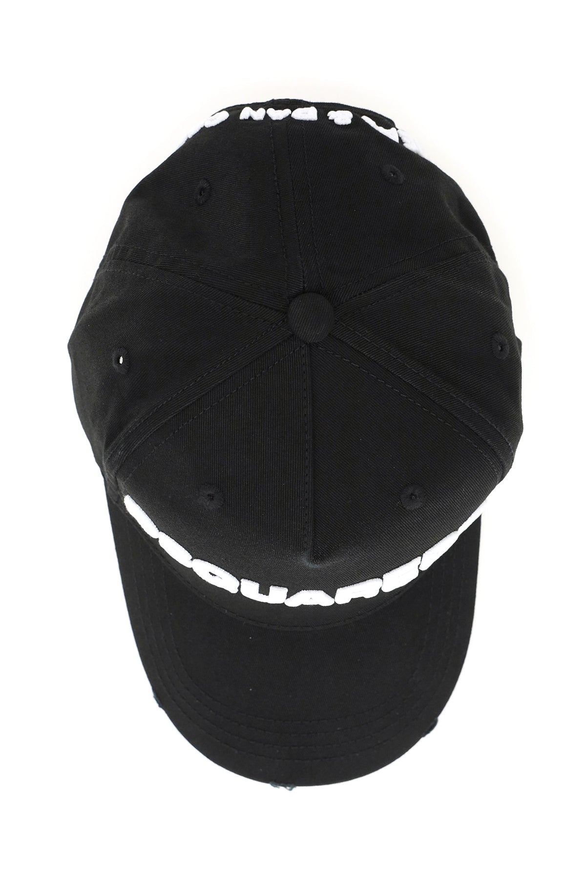 DSQUARED2 Embroidered Baseball Cap with Rips - Banlieue91 -