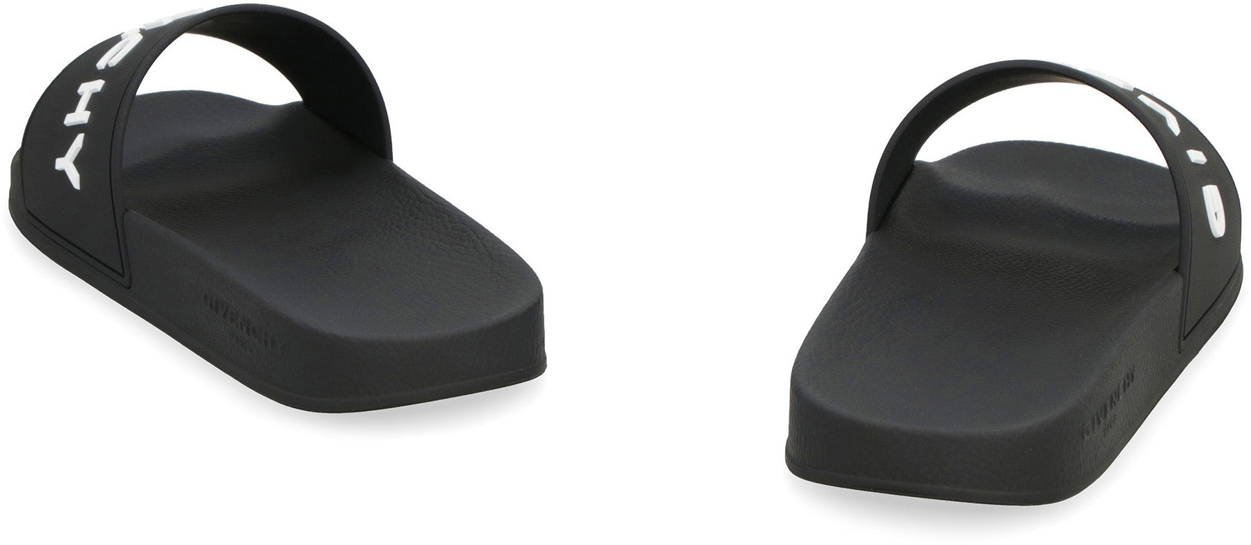 GIVENCHY Stylish Slide Sandals with Logo - 3 cm Rubber Sole - Banlieue91 -