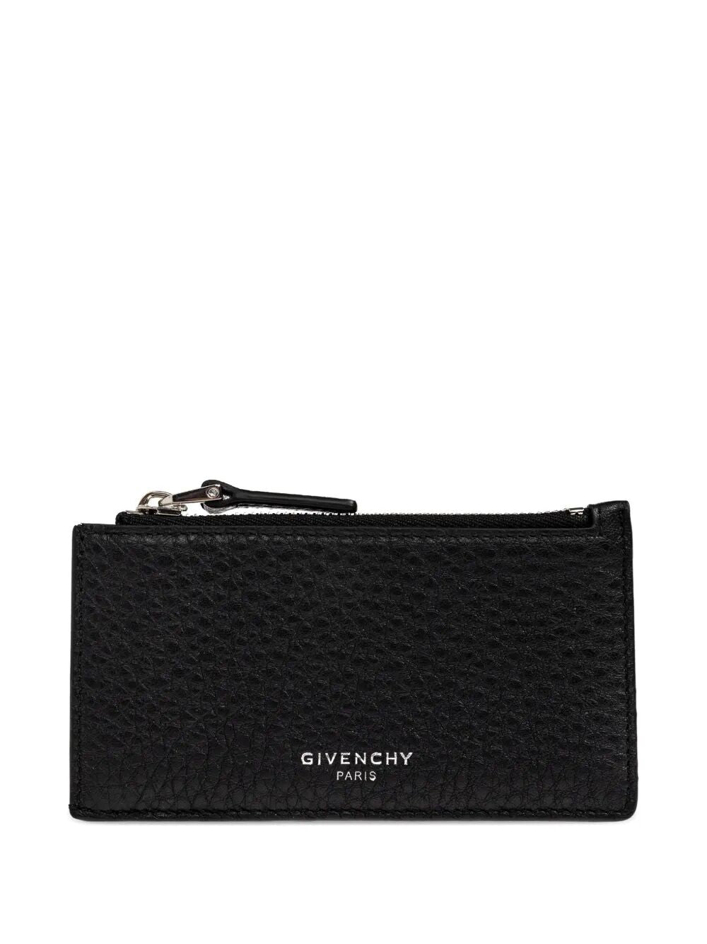 GIVENCHY Mini Grain Leather Card Holder with Zip - SS26 - Banlieue91 -
