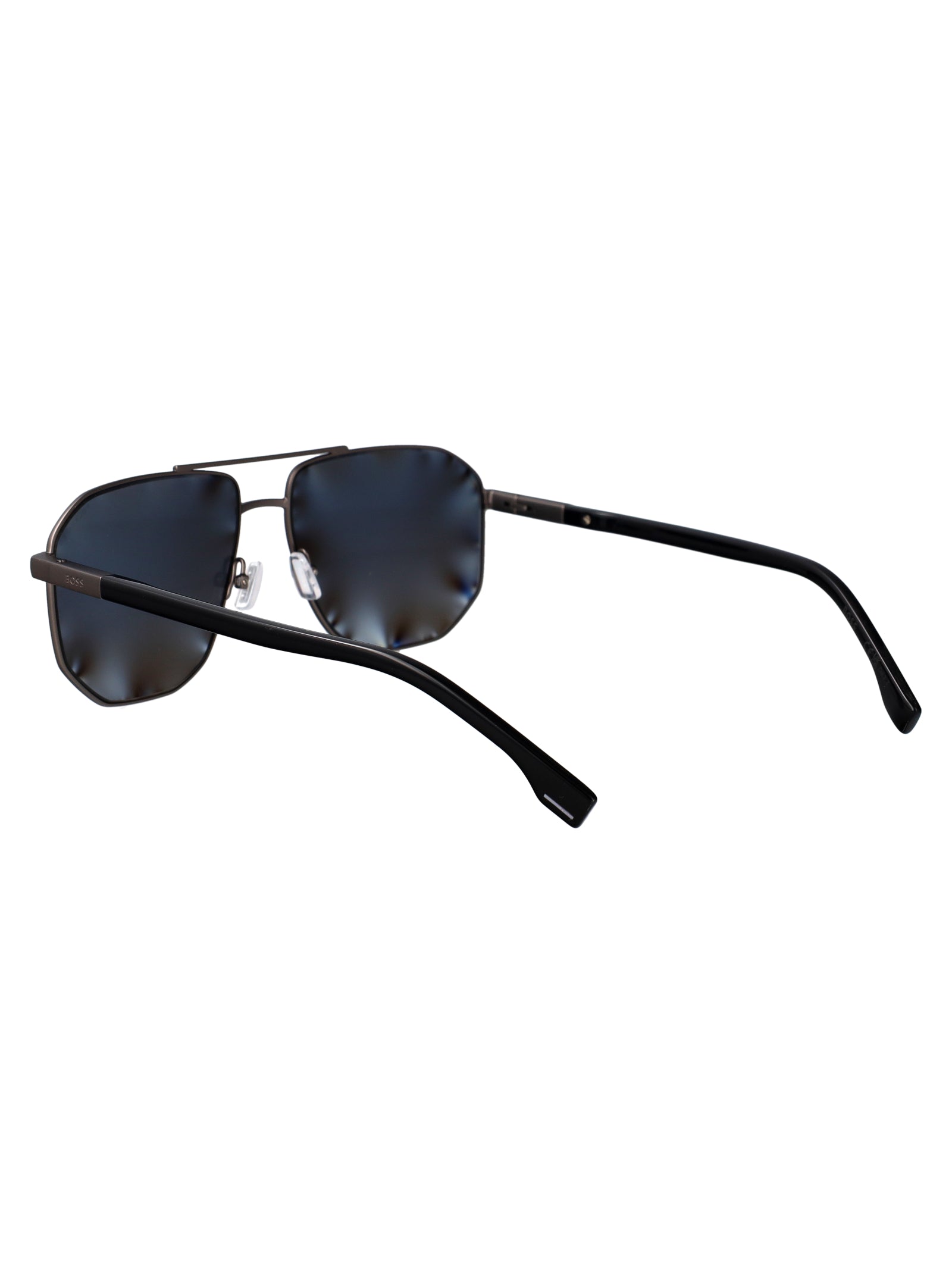 HUGO BOSS Matte Dark Ruthenium Steel Sunglasses for Men - Banlieue91 -