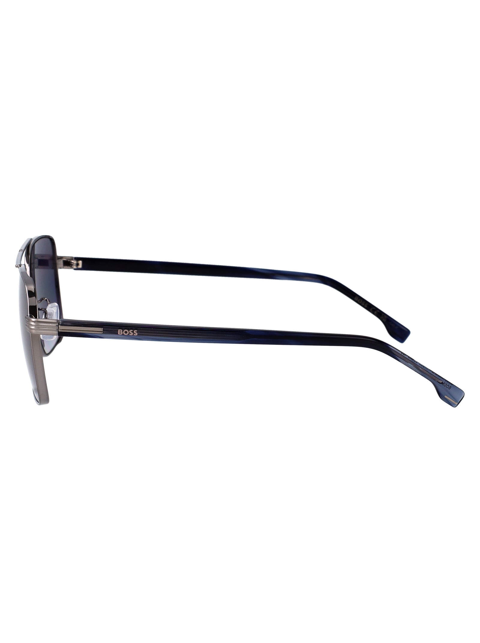 HUGO BOSS Ruthenium Steel Sunglasses for Men - Banlieue91 -