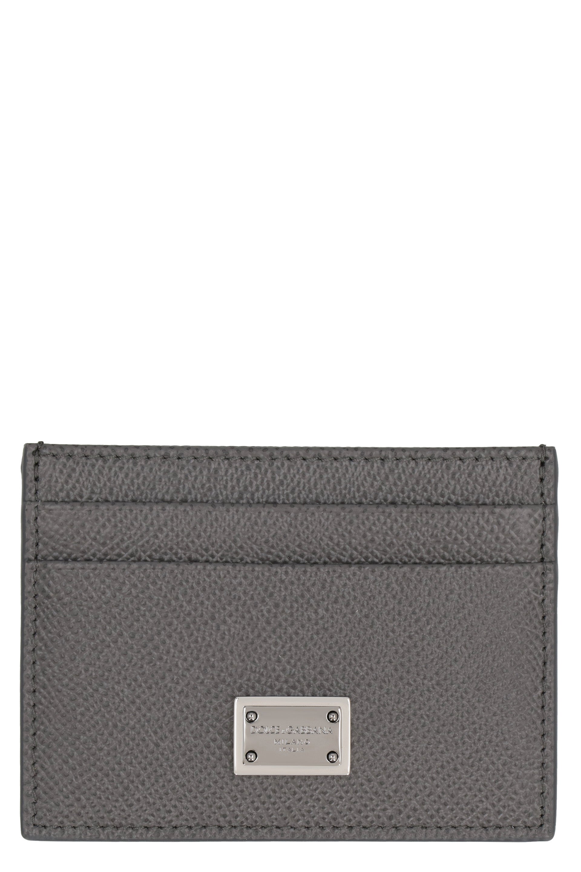 DOLCE & GABBANA Mini Leather Card Holder with Dauphine Print - Banlieue91 -