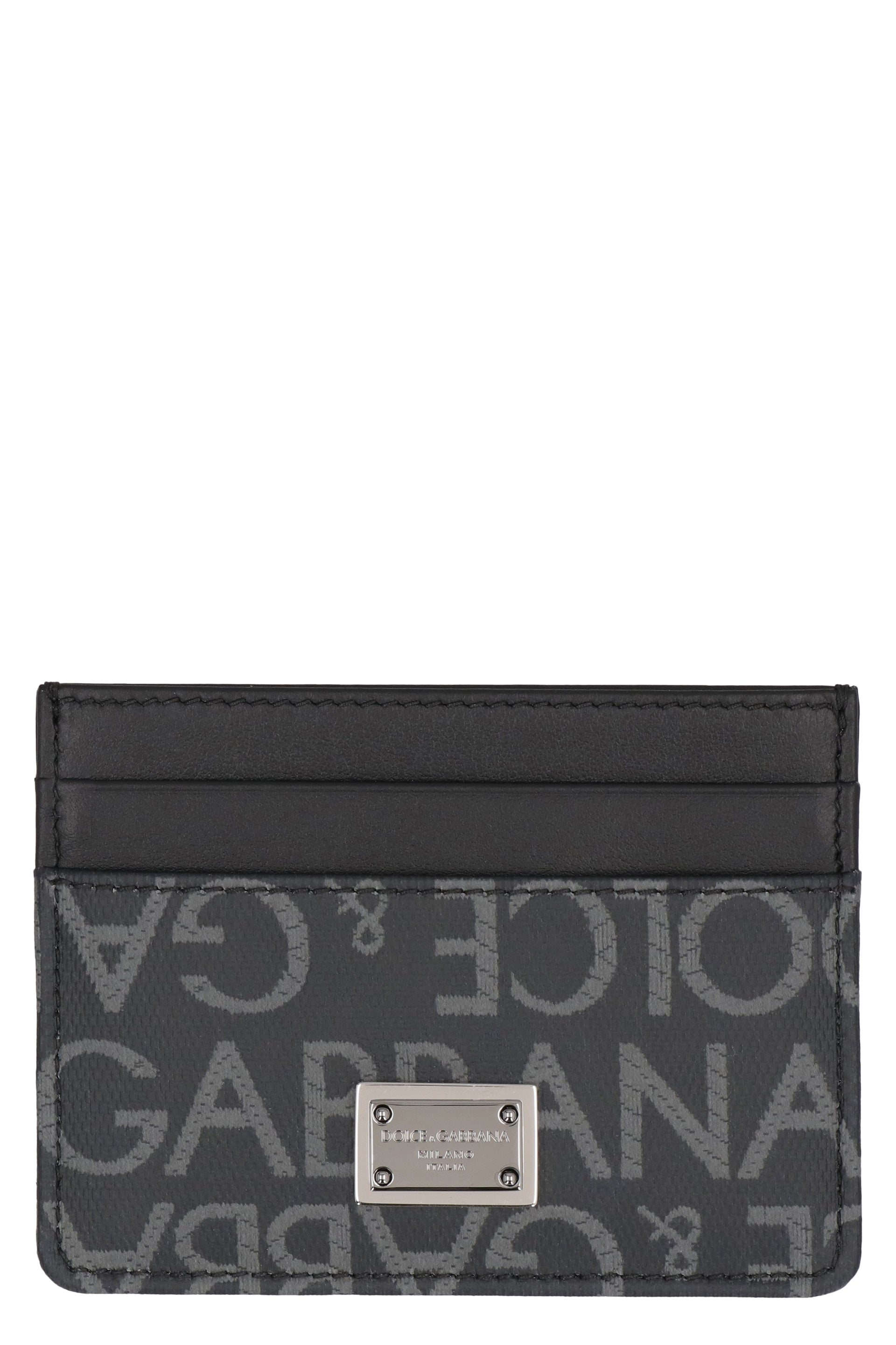 DOLCE & GABBANA Logo Detail Mini Leather Card Holder - Banlieue91 -