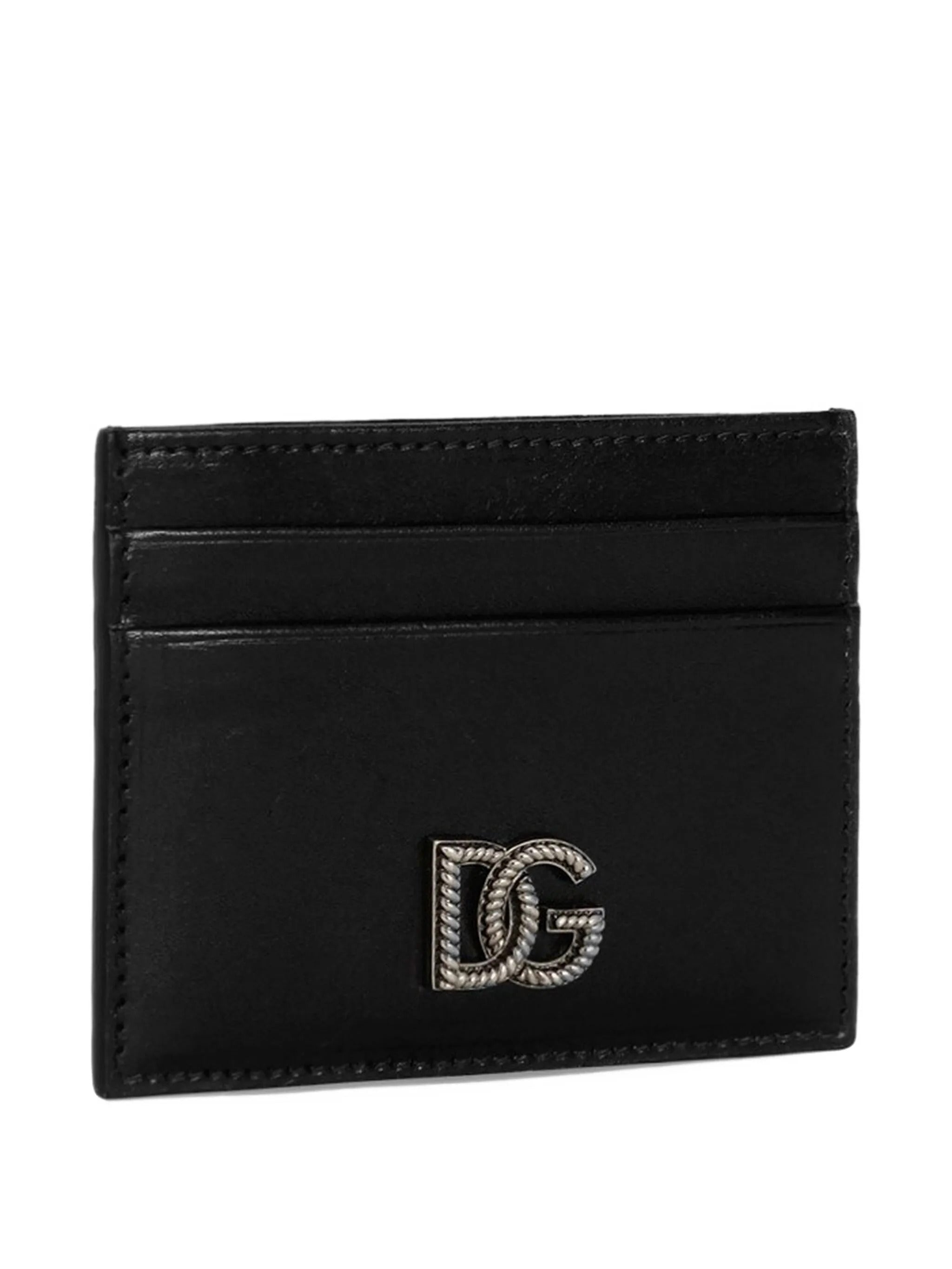 DOLCE & GABBANA Mini Leather Card Holder - Classic Elegance - Banlieue91 -
