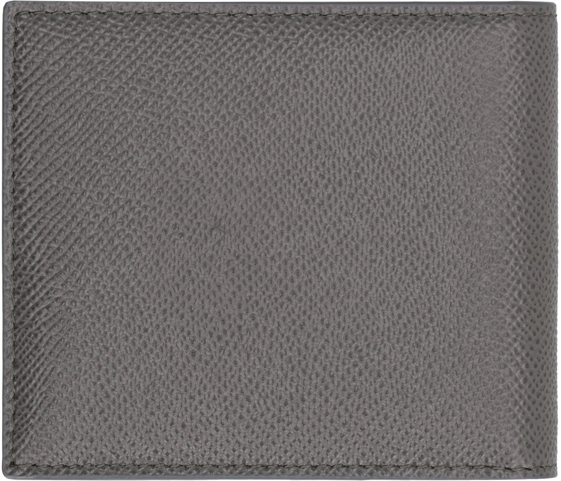 DOLCE & GABBANA Leather Flap-Over Wallet - Compact Size - Banlieue91 -