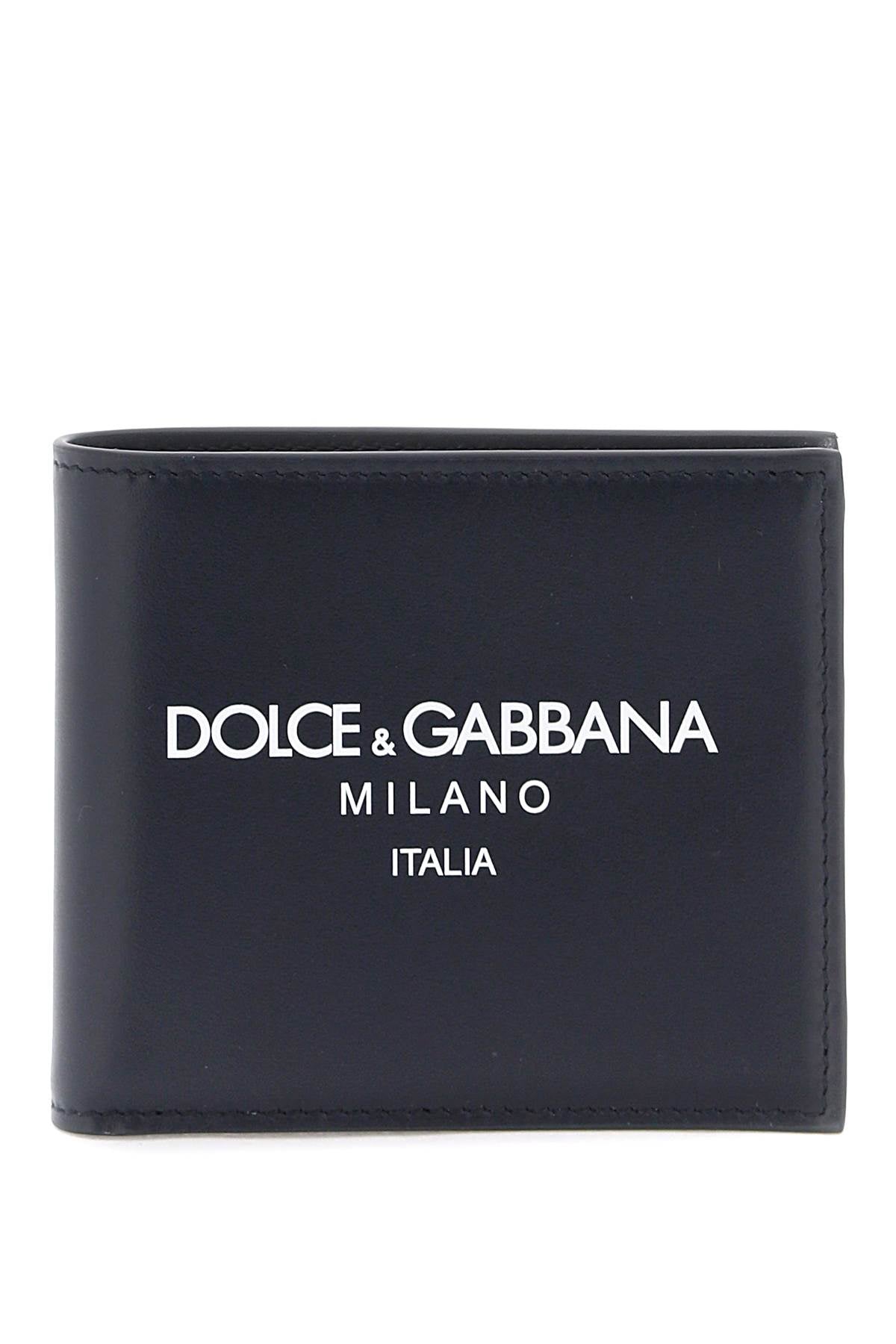 DOLCE & GABBANA Leather Mini Flap-Over Wallet - Banlieue91 -