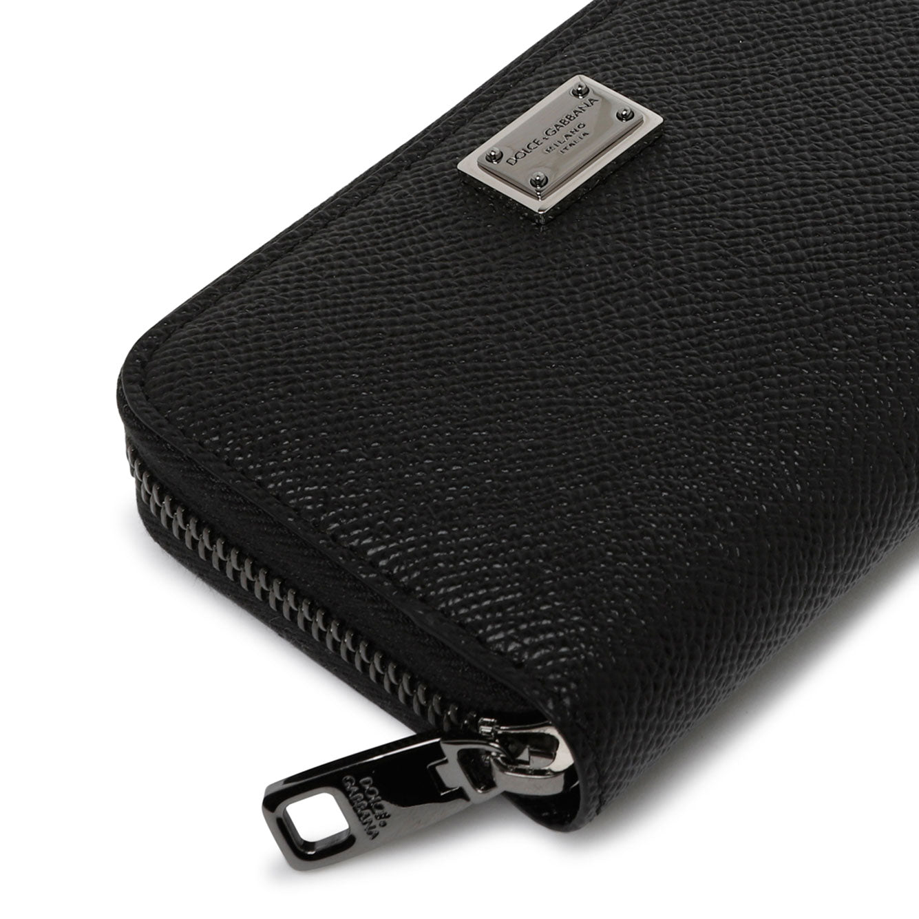 DOLCE & GABBANA Premium Vitello Leather Mini Wallet for Men - Banlieue91 -