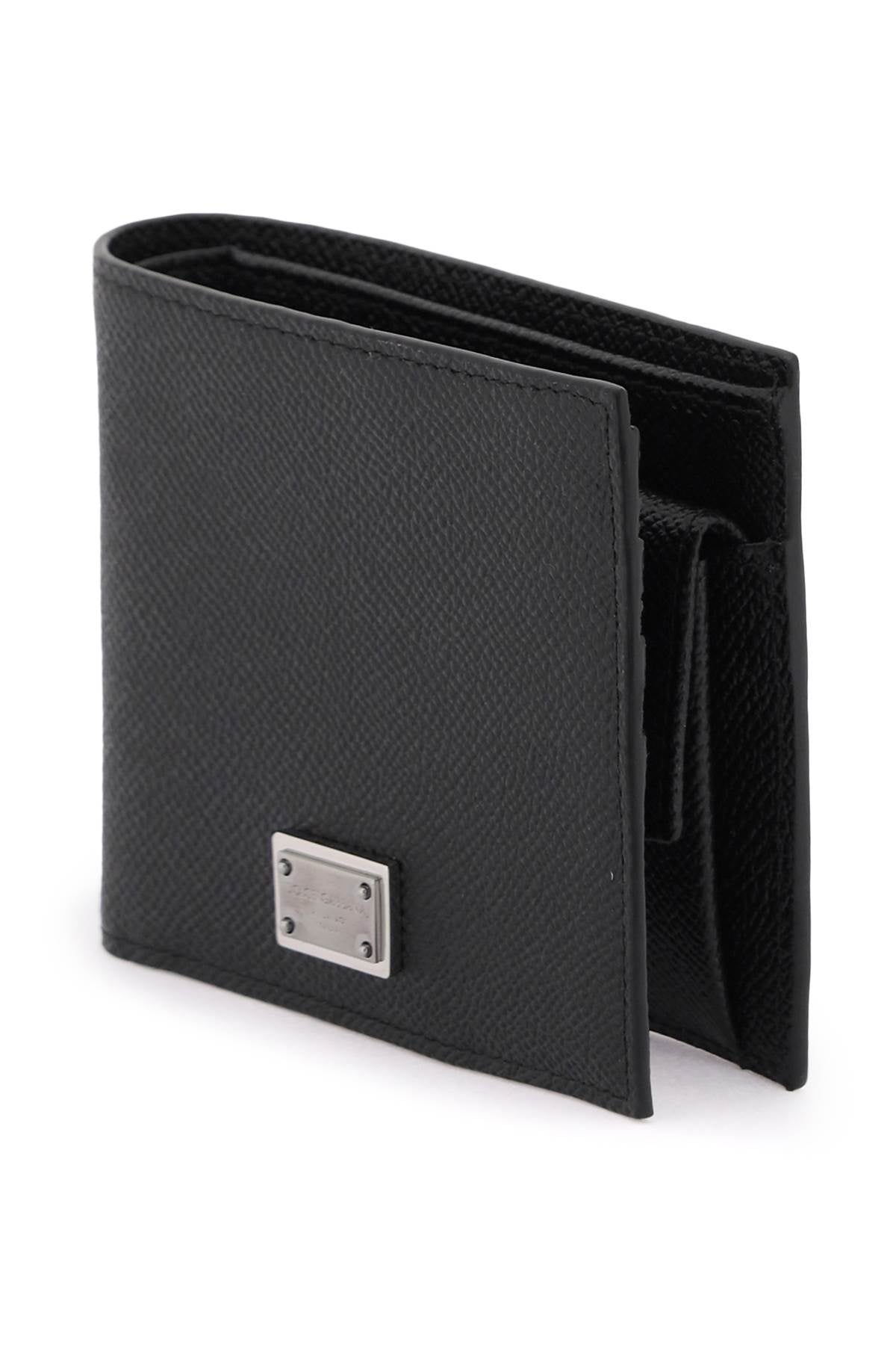 DOLCE & GABBANA Mini Leather Flap-Over Wallet - Banlieue91 -