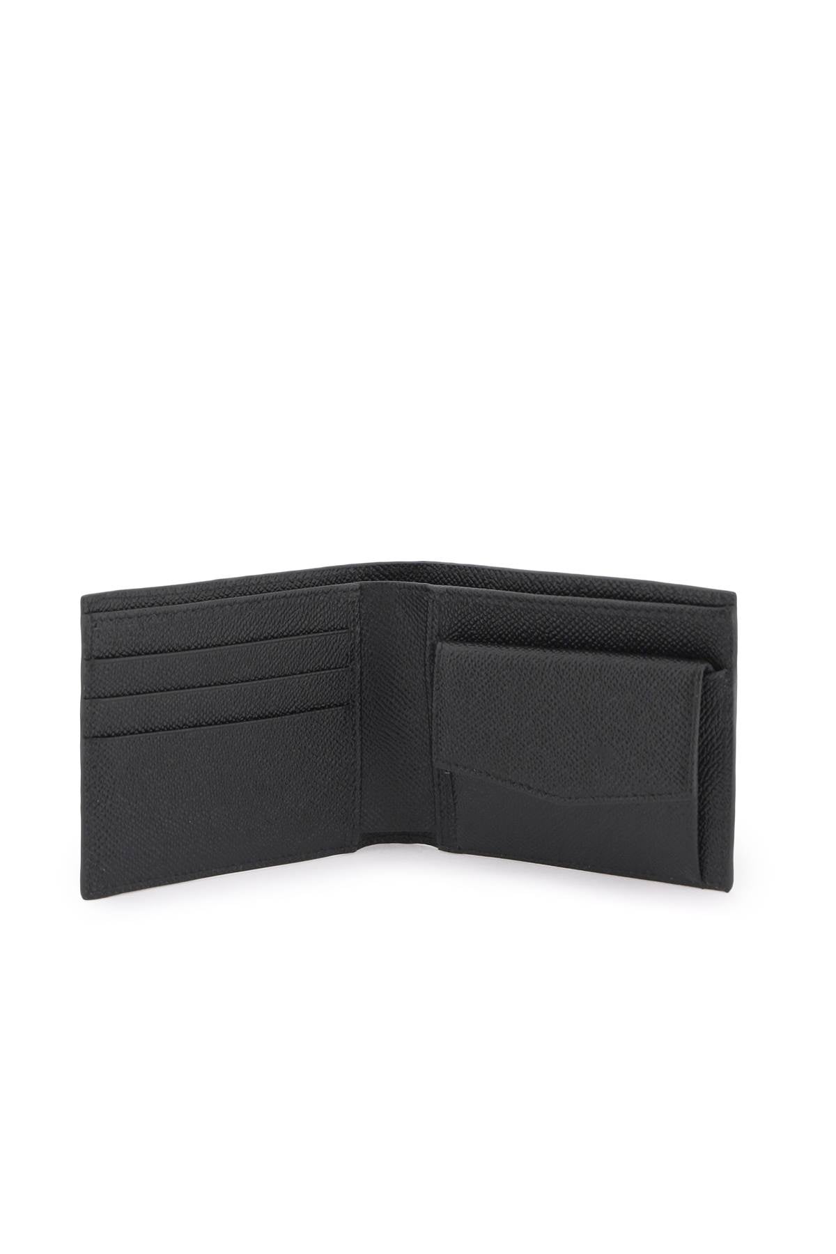 DOLCE & GABBANA Mini Leather Flap-Over Wallet - Banlieue91 -