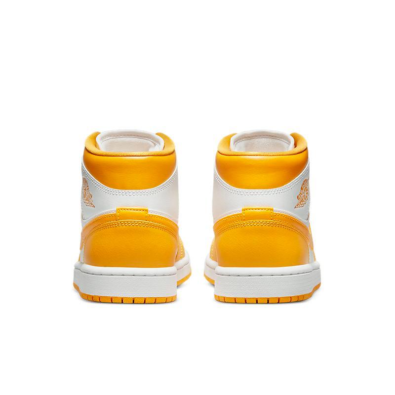 Air Jordan 1 Mid White Yellow - Banlieue91