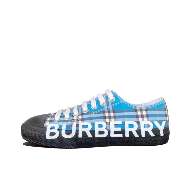 Burberry Low Top Stylish Skateboarding 'Azure Blue' - Banlieue91