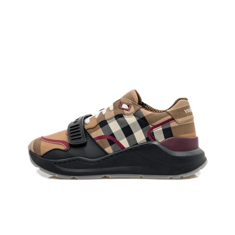 Burberry Ramsey Check Sneakers Birch Brown - Banlieue91