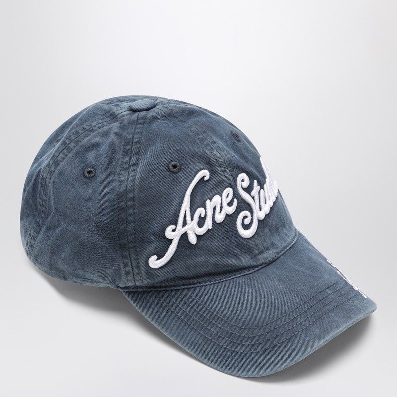 ACNE STUDIOS Curved Logo Baseball Cap - Banlieue91 -