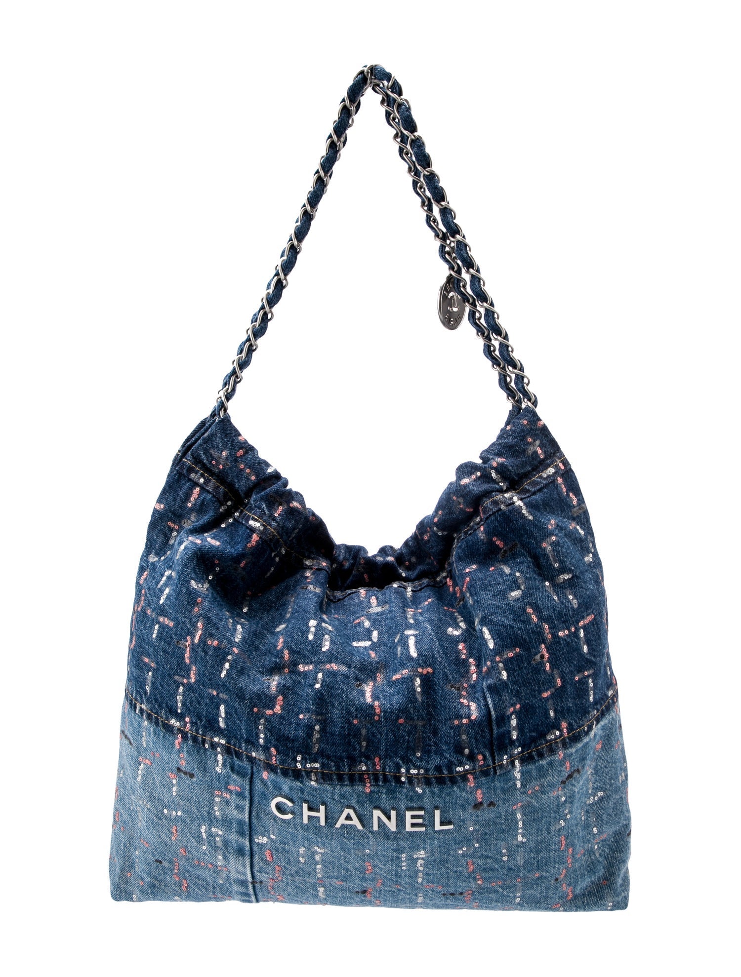 The Chanel Sequin Denim Hobo 22 - Banlieue91