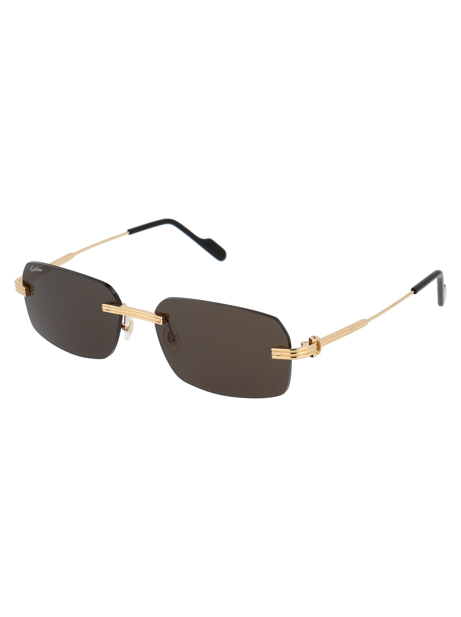CARTIER Sleek Gold Metal Sunglasses for Men - Banlieue91 -
