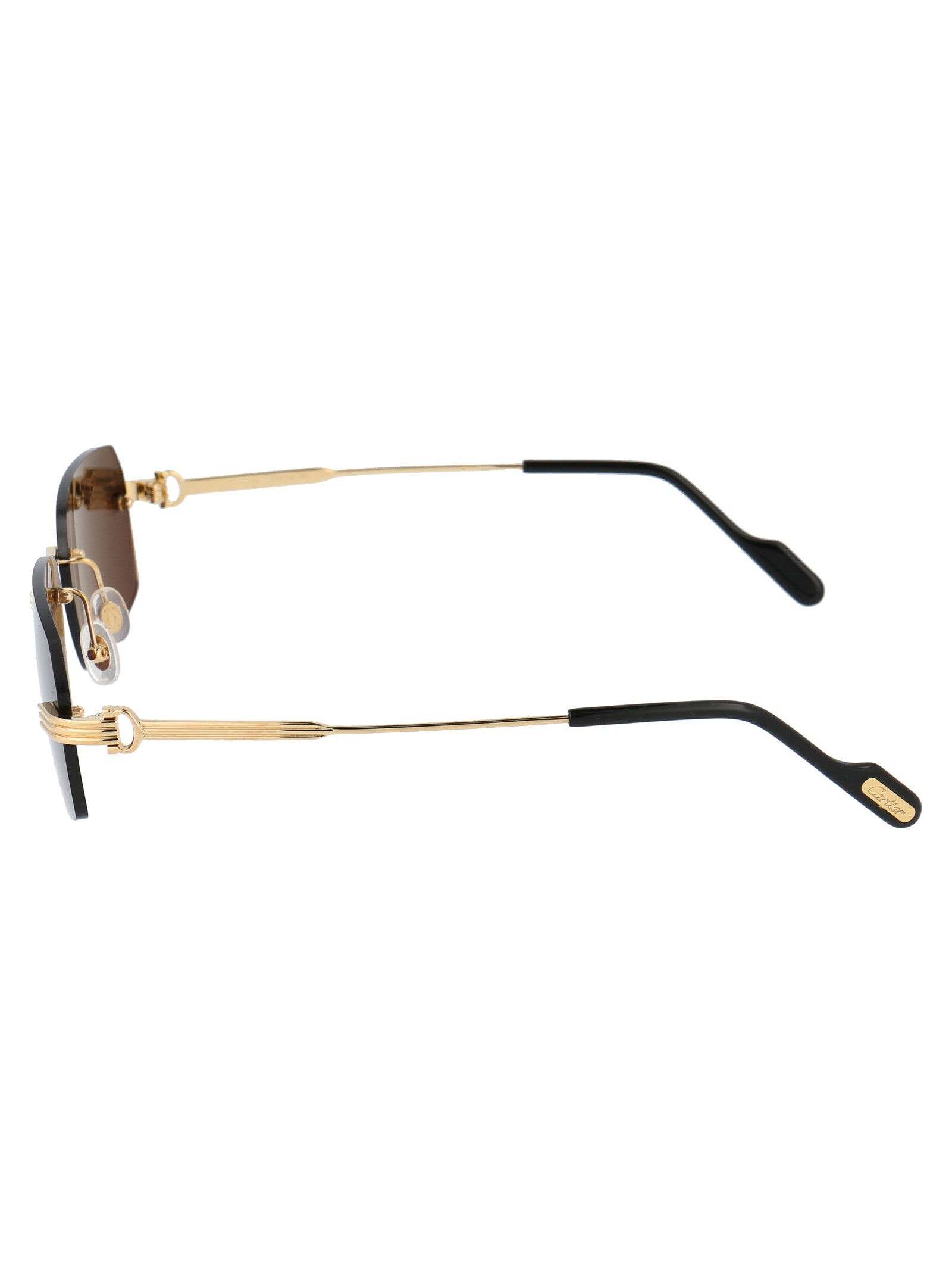 CARTIER Sleek Gold Metal Sunglasses for Men - Banlieue91 -