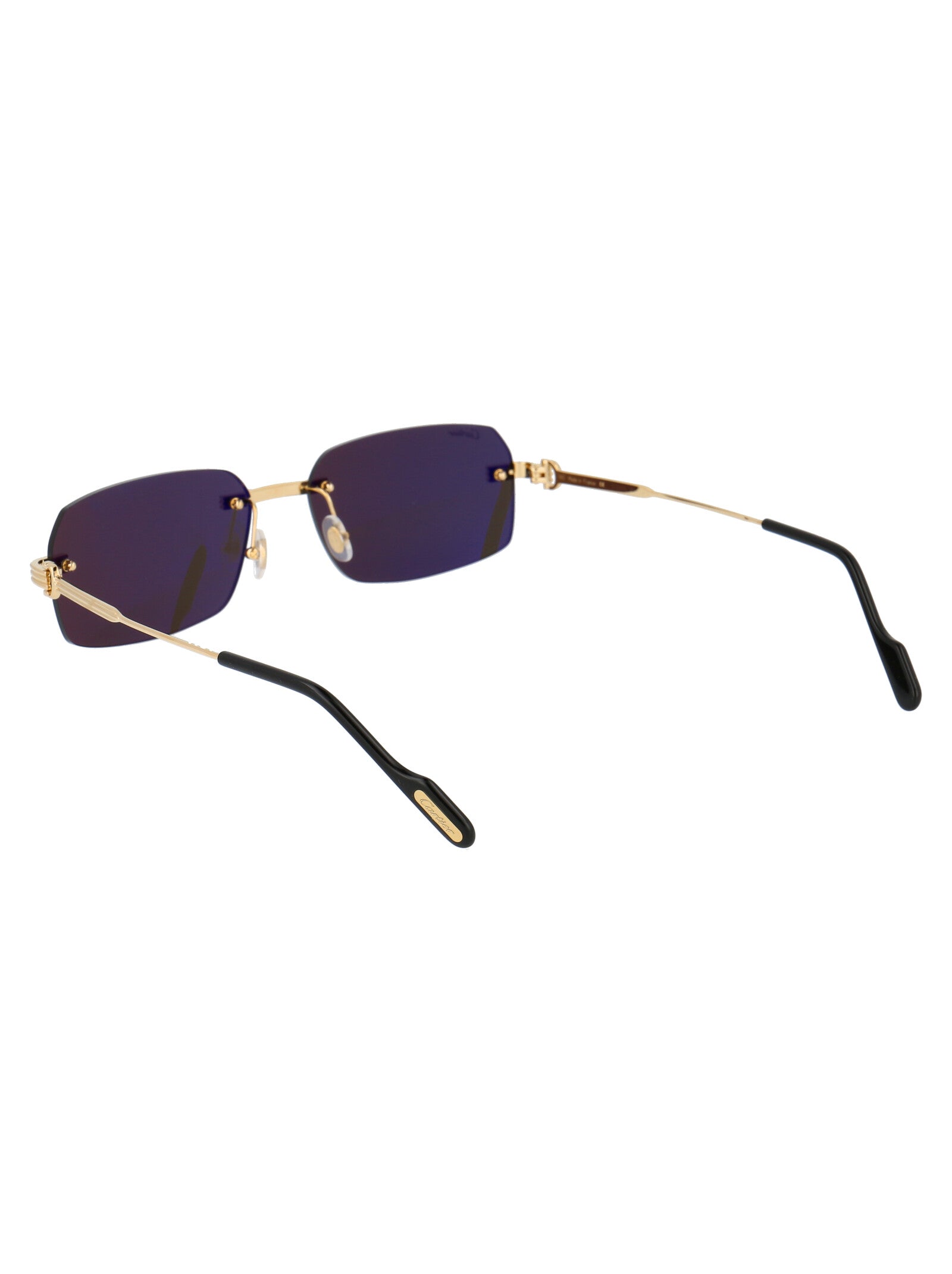 CARTIER Sleek Gold Metal Sunglasses for Men - Banlieue91 -