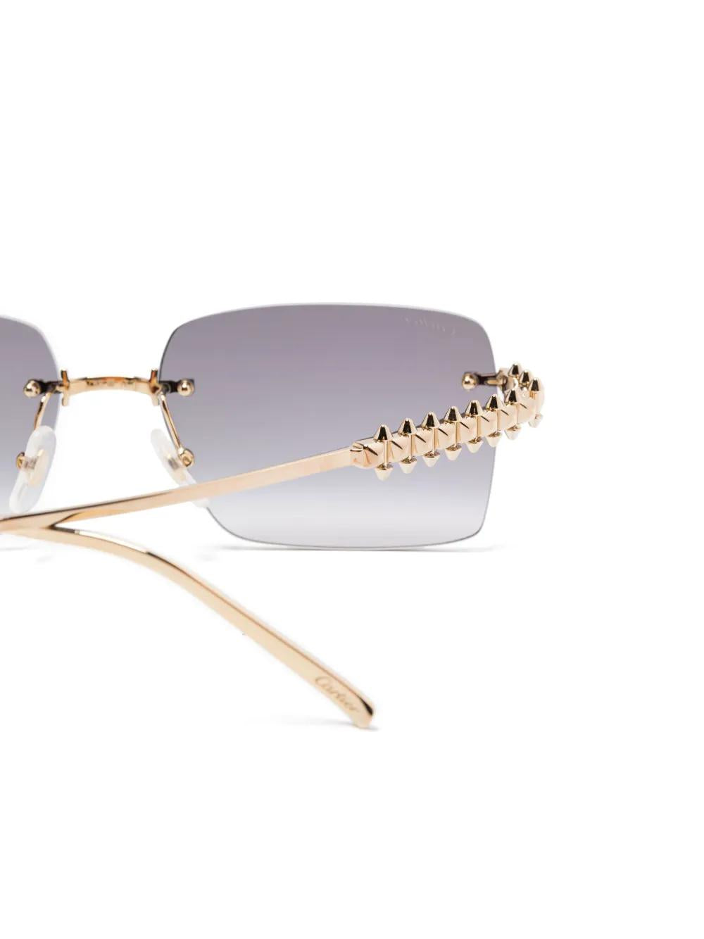 CARTIER Elegant Metal Sunglasses for Women - Banlieue91 -