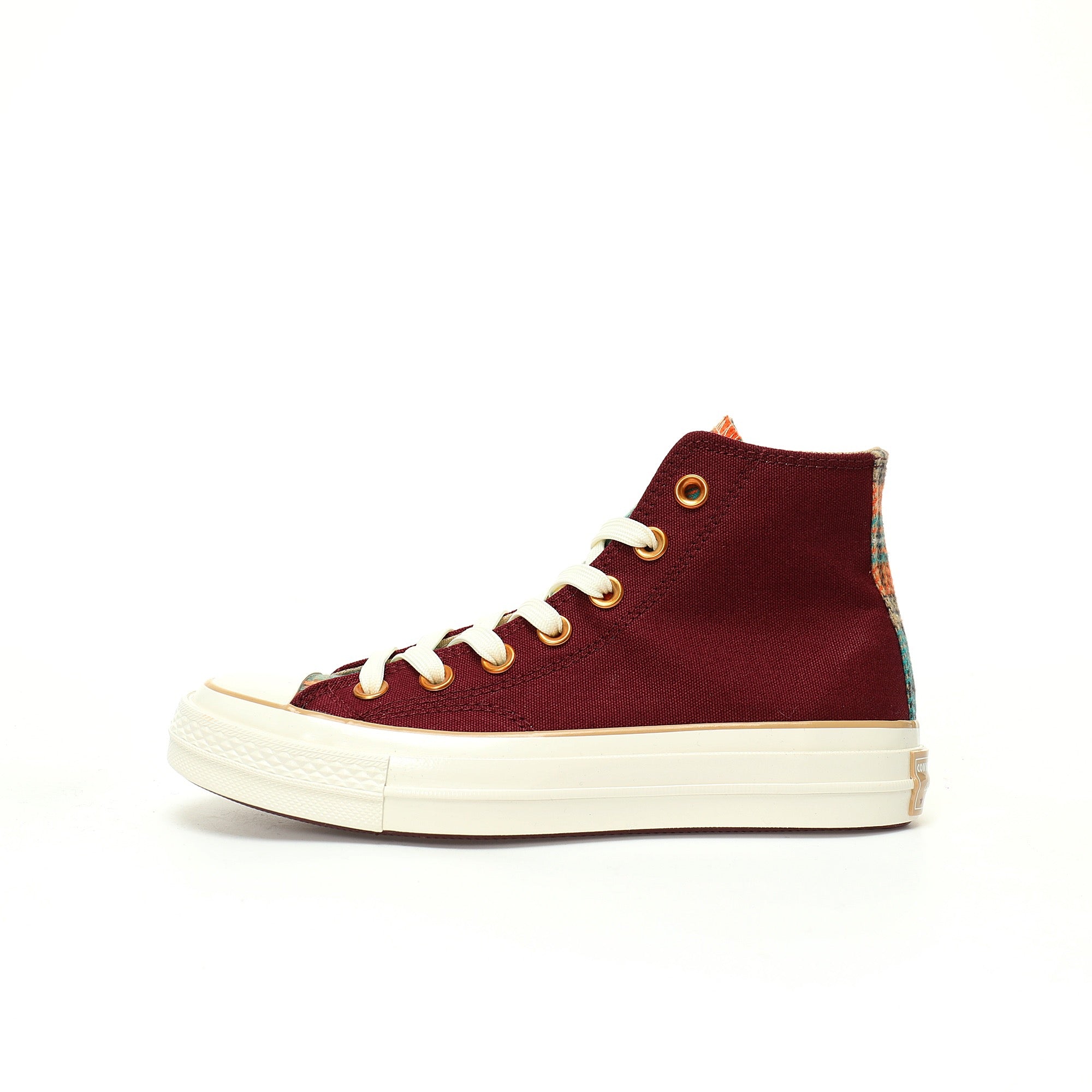 Converse Chuck Taylor All Star 1970 High "Canvas Plaid/ Deep Bordeaux" - Banlieue91