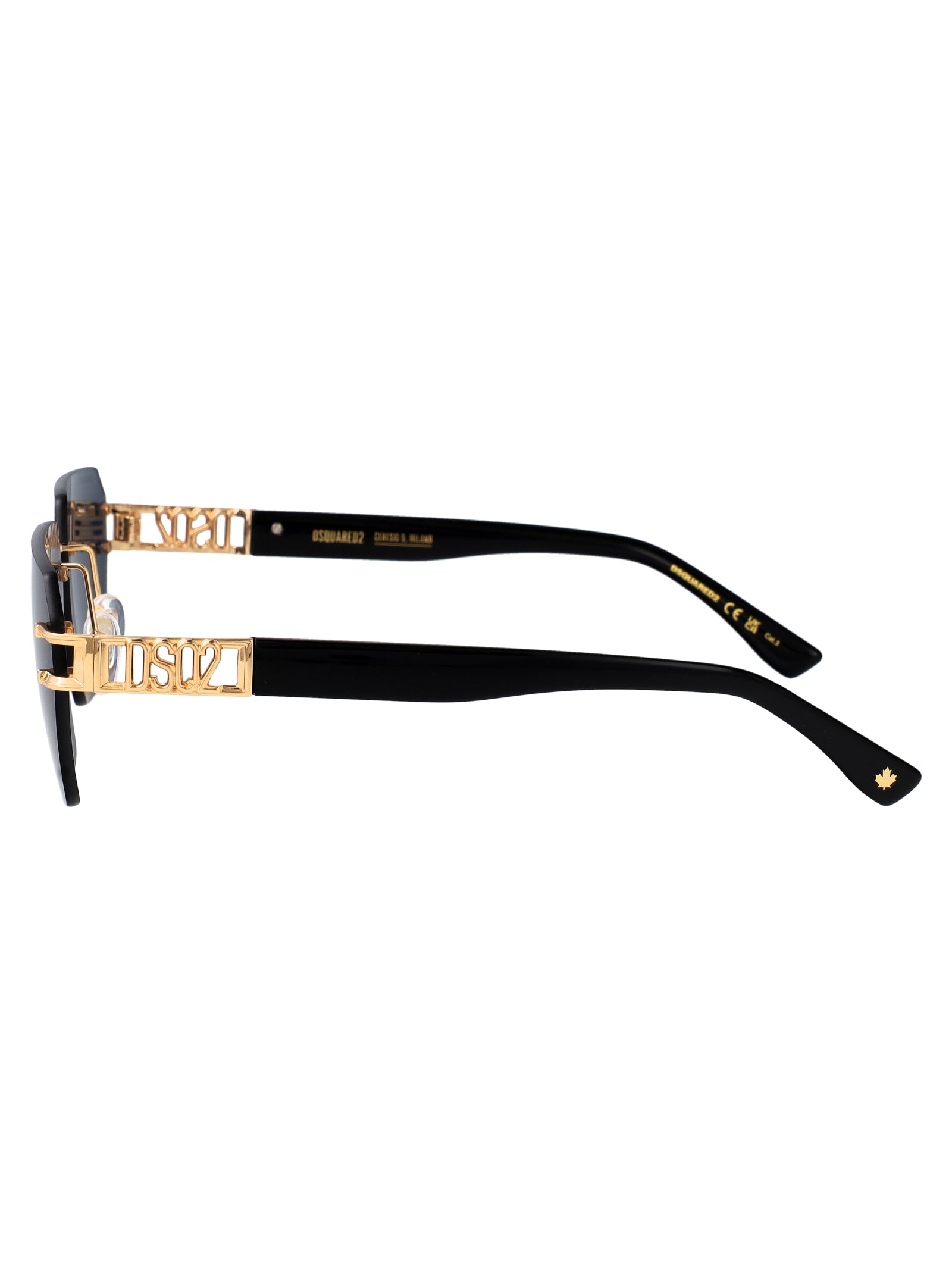 DSQUARED2 Metal Sunglasses for Men - FW25 Collection - Banlieue91 -