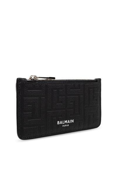 BALMAIN Mini Leather Coin Purse for Men - Banlieue91 -