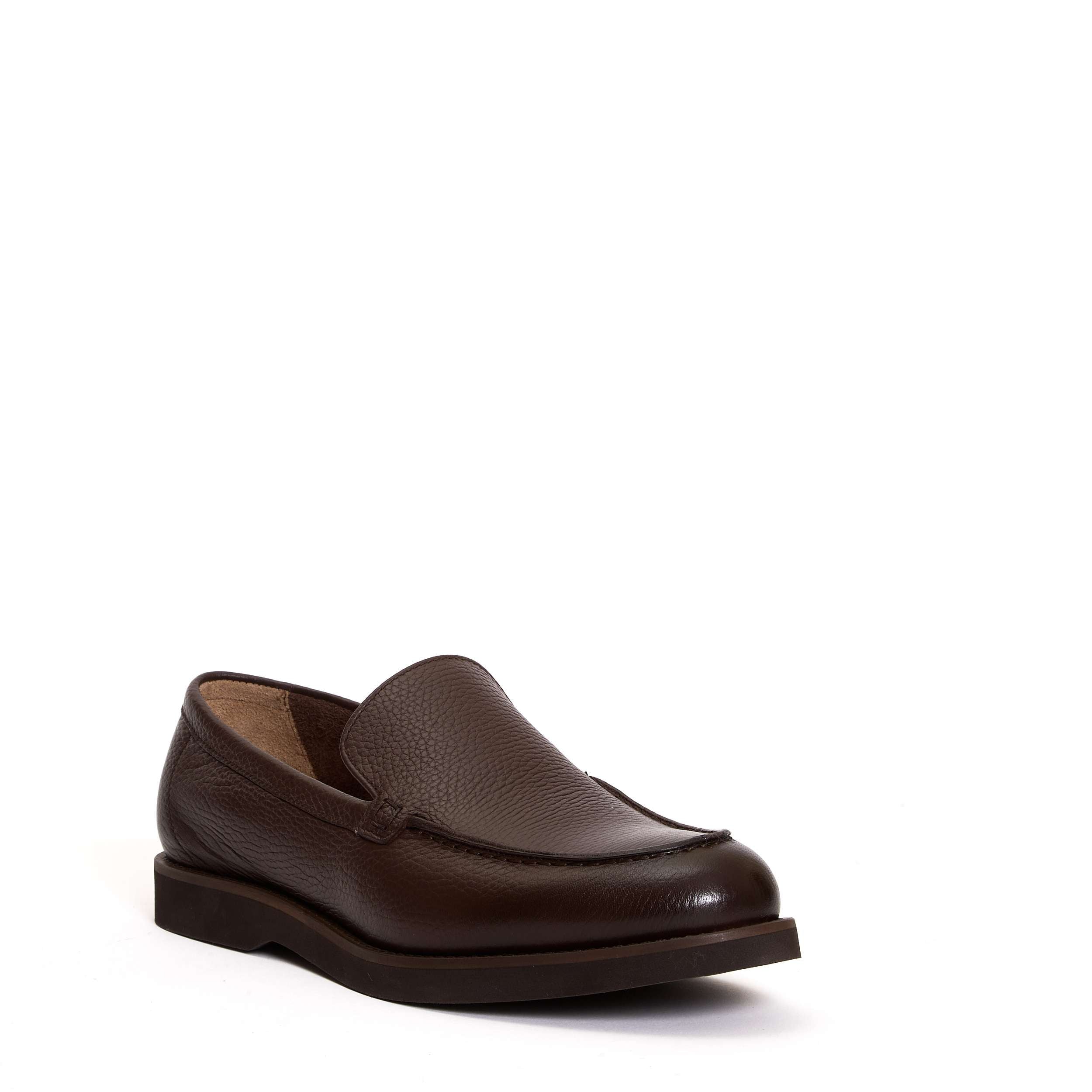 DOUCAL'S Stylish Hammered Leather Moccasin Slippers for Men - Banlieue91 -