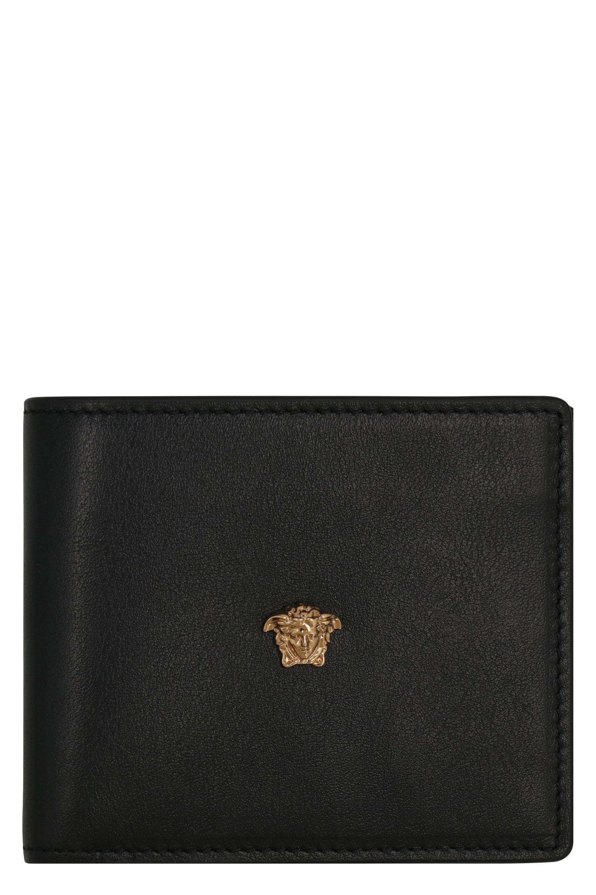 VERSACE Mini Leather Wallet with Iconic Emblem - Banlieue91 -