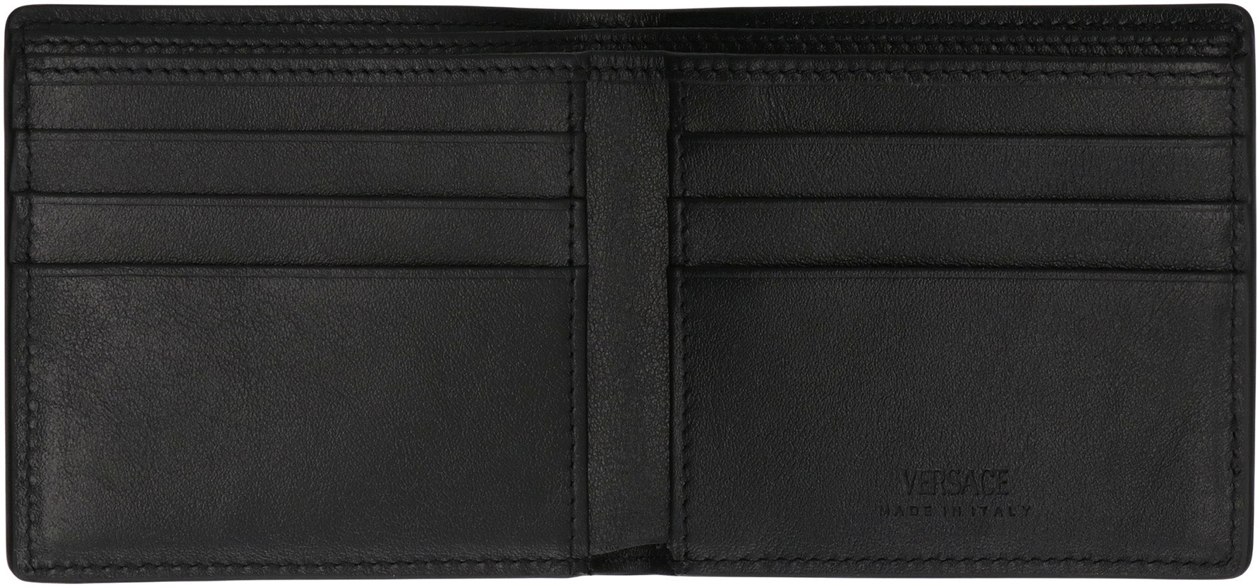 VERSACE Mini Leather Wallet with Iconic Emblem - Banlieue91 -