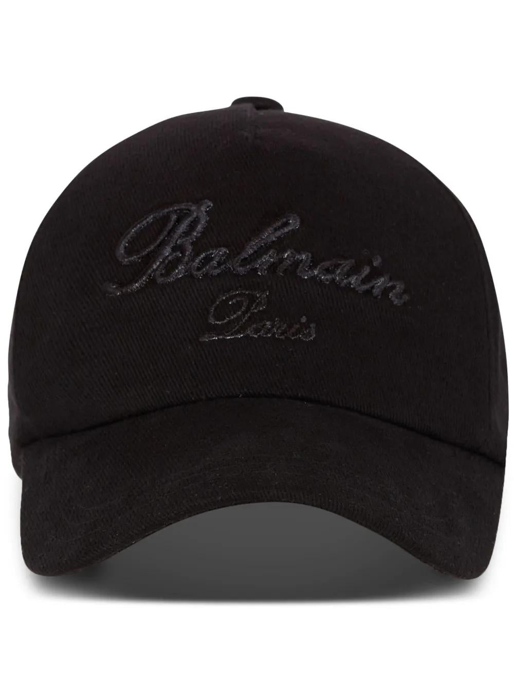 BALMAIN Logo Embroidered Baseball Cap - Banlieue91 -