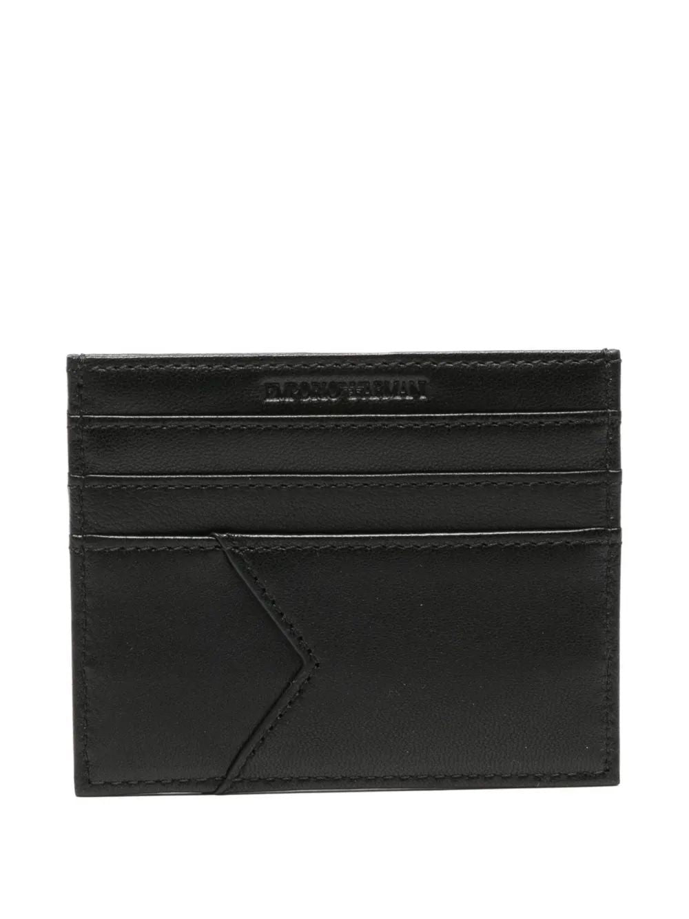 EMPORIO ARMANI Premium Nappa Sheepskin Mini Card Holder - Banlieue91 -