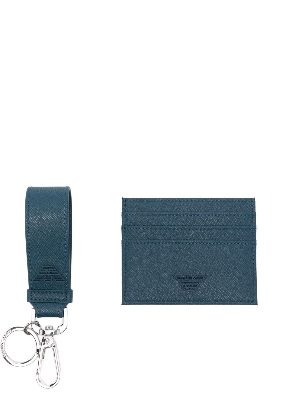 EMPORIO ARMANI Mini Credit Card Case with Key Ring - Banlieue91 -