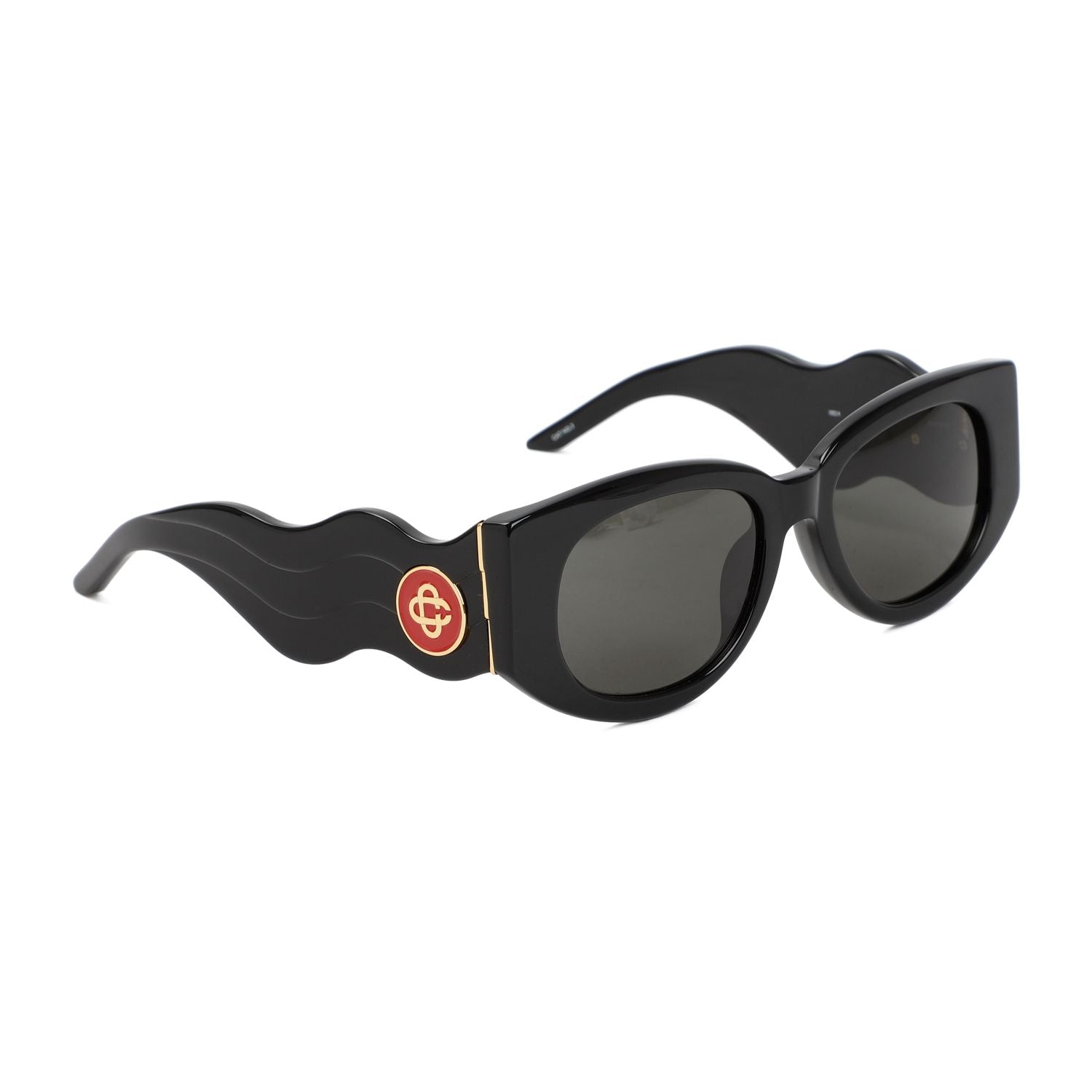 CASABLANCA Metal Oval Wave Sunglasses - Banlieue91 -