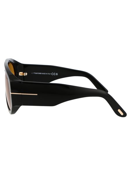 TOM FORD Pilot Shaped Sunglasses with 6cm Lens Diameter - Banlieue91 -