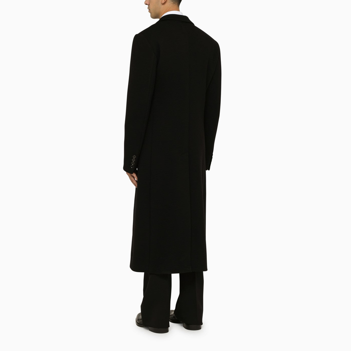 Dolce&Gabbana Black Wool Tailored Coat - Banlieue91 -