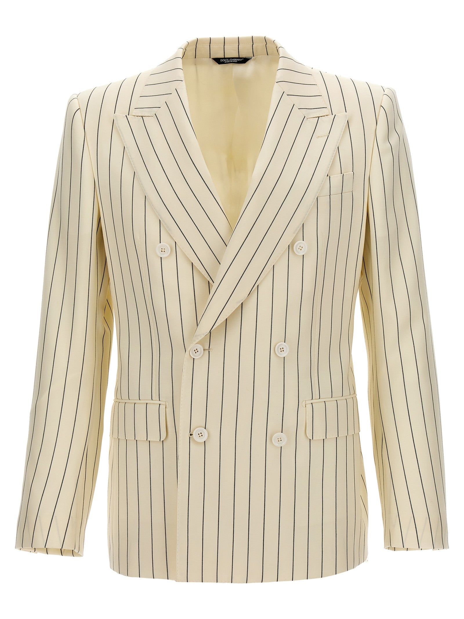 Dolce & Gabbana Pinstriped Double Breasted Blazer - Banlieue91 -