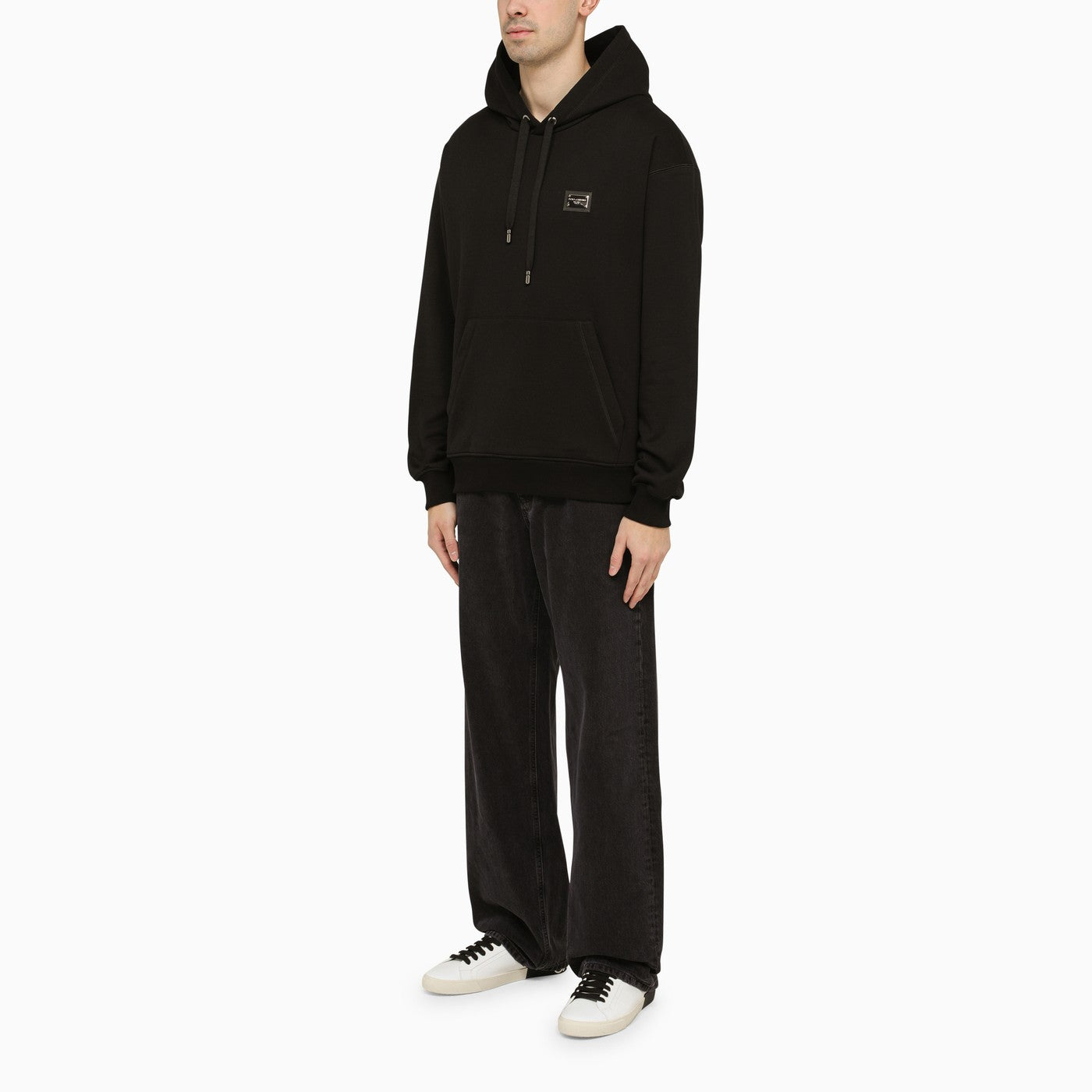 Dolce&Gabbana Black Hoodie With Logo - Banlieue91 -