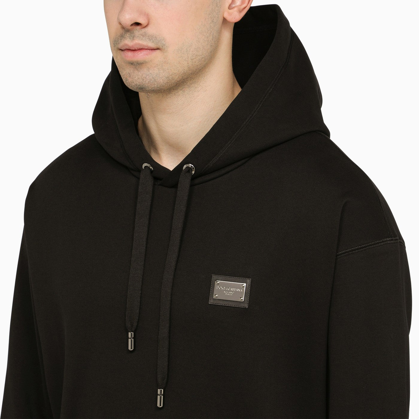 Dolce&Gabbana Black Hoodie With Logo - Banlieue91 -