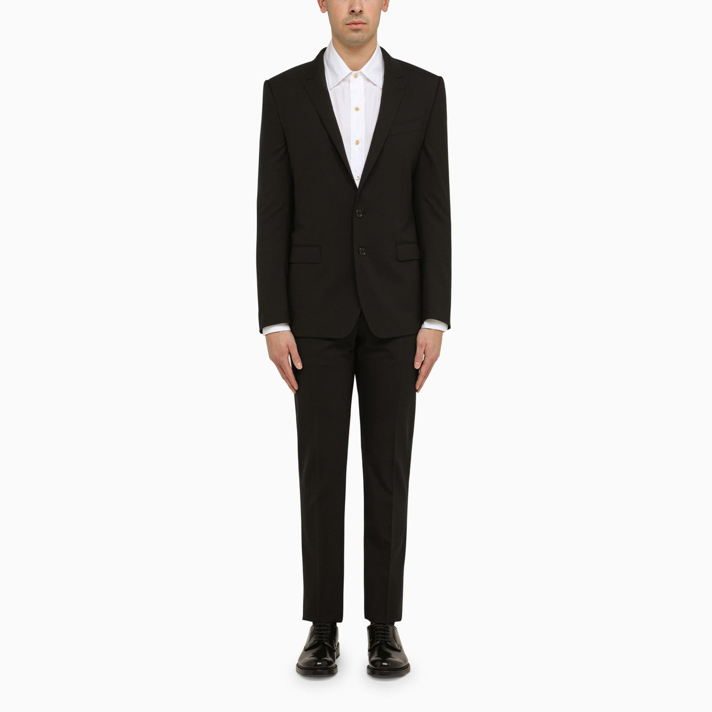 Dolce&Gabbana Black Wool Single Breasted Suit - Banlieue91 -
