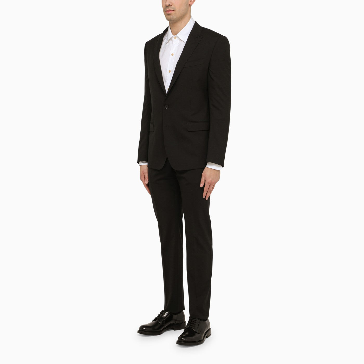 Dolce&Gabbana Black Wool Single Breasted Suit - Banlieue91 -