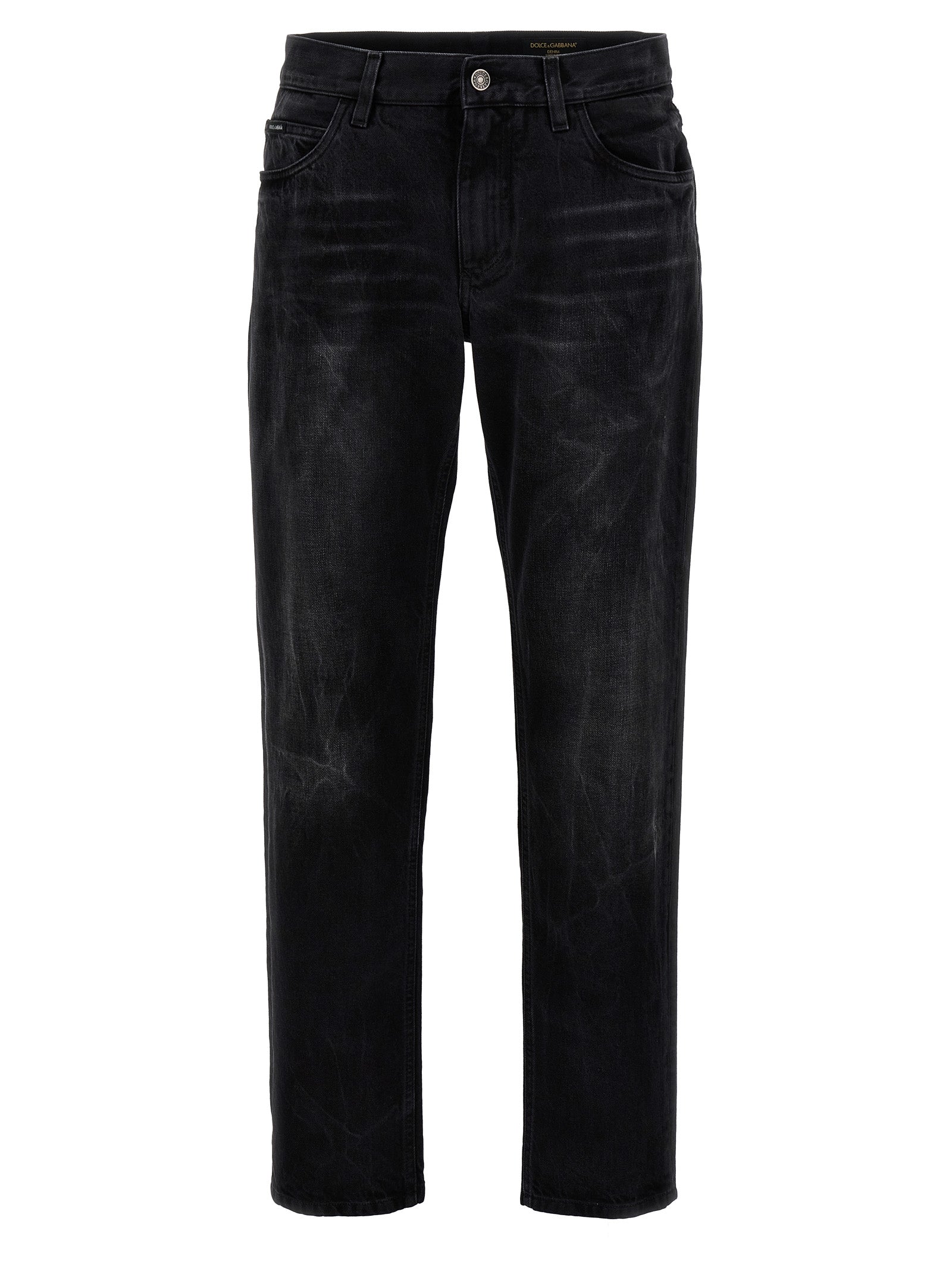 Dolce & Gabbana Logo Plaque Jeans - Banlieue91 -